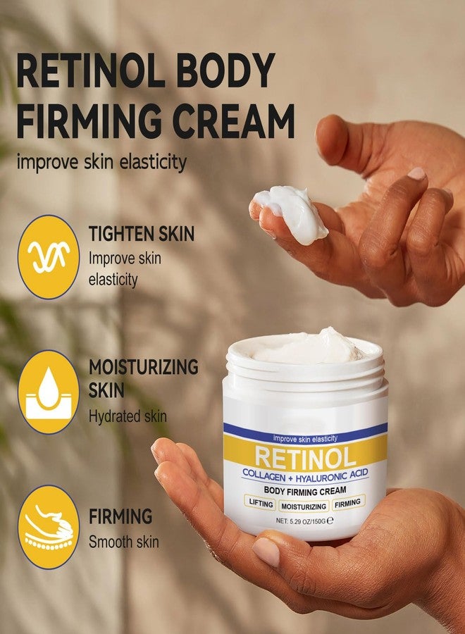 Grospe Body Firming Cream with Retinol Collagen and Hyaluronic Acid,Body Lotion for Lifting,Moisturizing and Firming Body Care,Body Cream For Women - Image 3